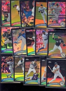 2011 Topps Chrome BLACK REFRACTOR Jose Bautista #/100 near set break - Picture 1 of 3