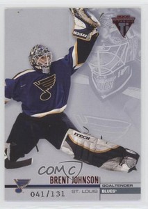 2001-02 Pacific Private Stock Titanium Retail Red /131 Brent Johnson #116