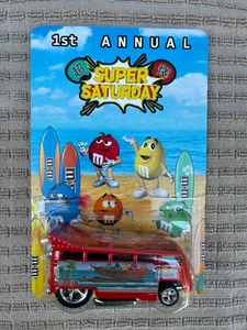 HW Red CS Customs 1st Annual Super Saturday M&M T1 VW Drag Bus in Protecto MIB - Picture 1 of 1