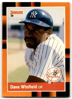 1988 DONRUSS BASEBALL'S BEST DAVE WINFIELD NEW YORK YANKEES #244 - Image 1 of 2