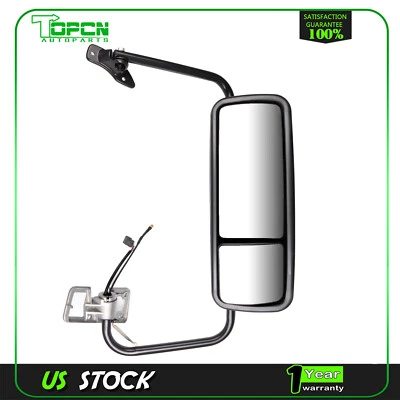 Passenger Side Mirror COMPLETE Primed For FREIGHTLINER CENTURY/COLUMBIA 2005&UP Foto 1 de 4