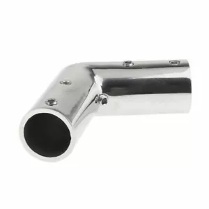 Boat 316 Stainless Steel 1" Hand Rail Elbow 125 Degree Pipe Connector Hardware - Picture 1 of 6