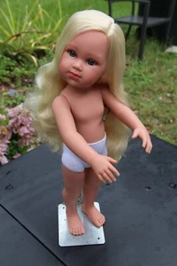 Muñeca de vinilo con cabello rubio Llorens Linda Blair 42 cm (16,5 pulgadas) nueva ~ American Girl - Imagen 1 de 23