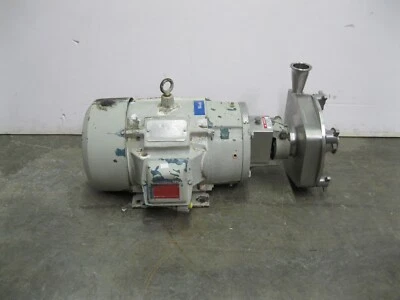 2-1/2 英寸 x 2 英寸 Fristam FPX732-165 SS 离心泵 Reliance 10 惠普电机 Z45 — 第 1/4 张图片