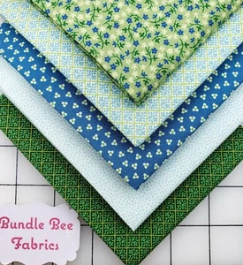 SALLYS EDREDONES ~ MARCUS ~ GUERRA CIVIL Fat Quarter paquete de (5) Nuevo 100% Algodón - Imagen 1 de 6