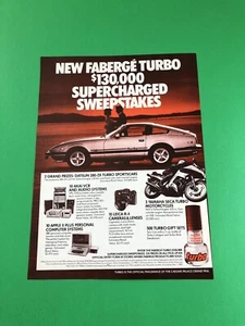 1982 1983 DATSUN TURBO ZX 280 ORIGINAL PRINT AD ADVERTISEMENT PRINTED - Picture 1 of 1