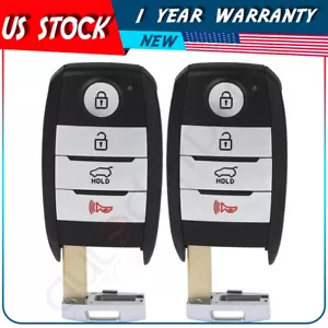 2 Remote Car Key Fob for Kia Niro 2017 2018 2019 TQ8-FOB-4F08 4 Buttons - Picture 1 of 6