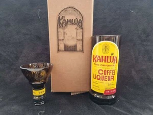 Kahlua Glaskasten Set Upcycling Glas Handarbeit - Bild 1 von 6