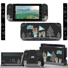 Animal Crossing Czarny WINYL SKIN Ochraniacz ekranu do Nintendo Switch Joy-Con