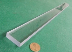 Polycarbonat klare Stange 1/2"" (0,472"") dick x 1,50"" breit x 24"" lang - Bild 1 von 9