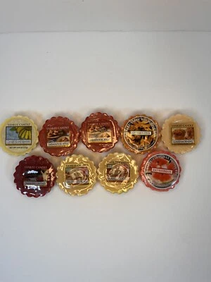 Yankee Candle Wax Tarts Melts Variety Mix Lot of 9 Sealed Canary Island Banana - Image 1 of 4