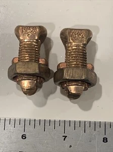 Lot of 2 Burndy KS25.DB 2.5-50 Degree 14-1/OT 1/OR Split Bolt Connector KS25DB - Picture 1 of 8