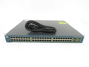 Cisco WS-C3560-48PS-S V04 48-Port PoE 3560 Gigabit Ethernet Switch - Picture 1 of 4