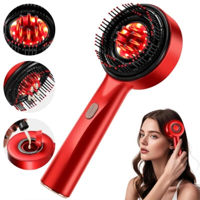 Electric Scalp Massage Comb Hair Growth Red Light Therapy Brush Head Massager - Image 1 of 4