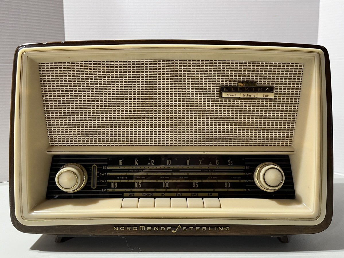 Vintage Nordmende Radio Indiana Collectible Tube Radios 1950