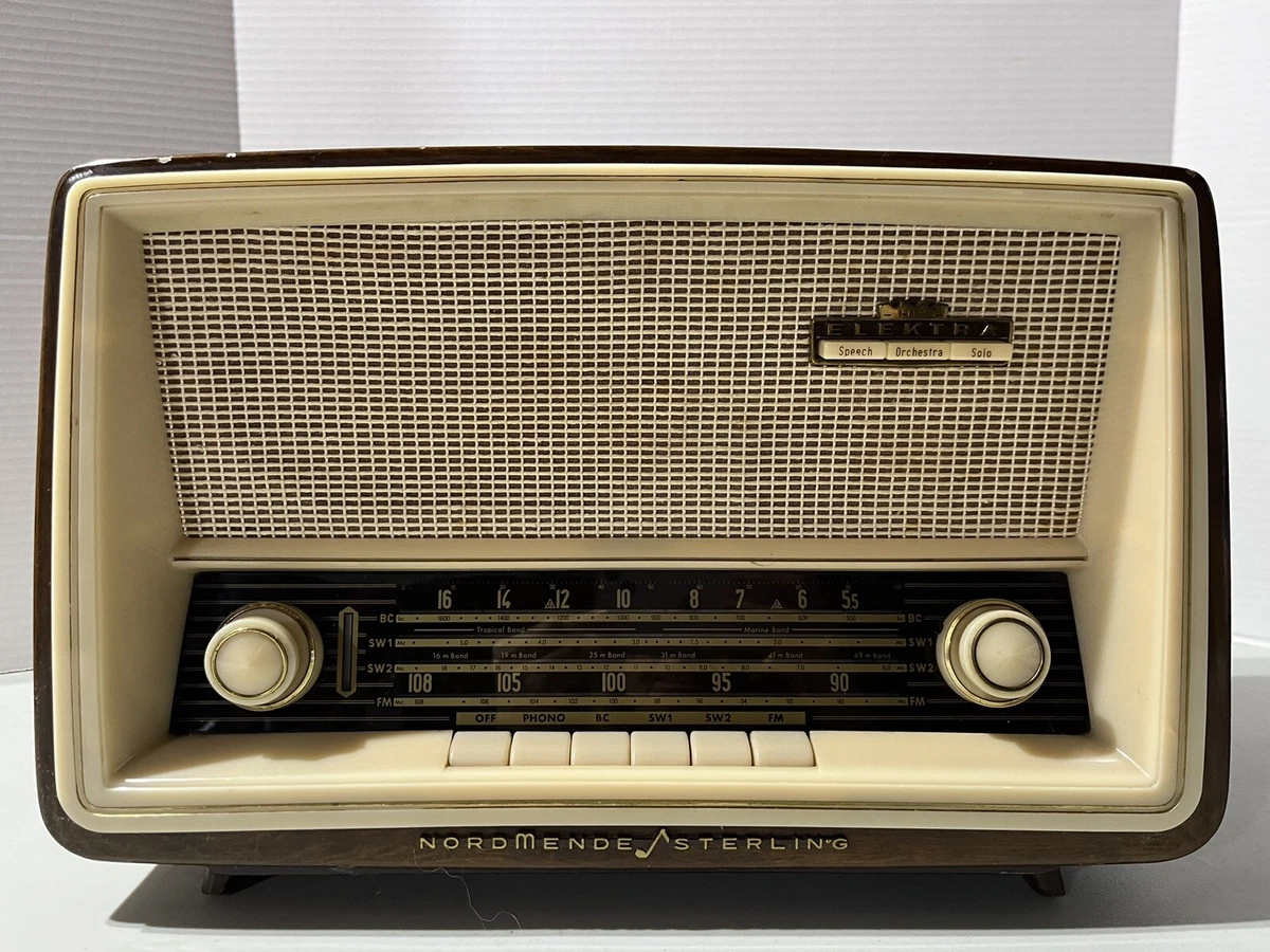 Vintage Nordmende Radio Indiana Collectible Tube Radios 1950-1959