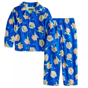 Star Wars The Mandalorian & The Child aka Baby Yoda 2 Piece Pajama Set - Picture 1 of 1