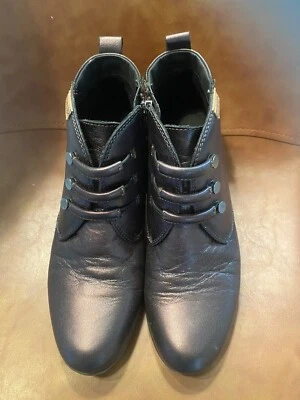 Pikolinos Women’s Rotterdam Cuero Leather Boots Brown 38 Metallic  Size 8  A28 - Image 1 of 4