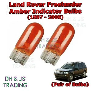 For Land Rover Freelander Amber Side Indicator Bulbs 501 Side Tail Pair 97-06 - Picture 1 of 1