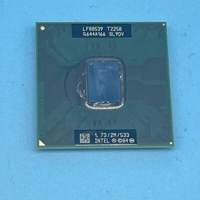 Intel Core Duo Processor T2250 1.73 GHz 2M Cache 533 MHz Laptop CPU SL9DV NT* - Image 1 of 2