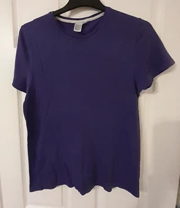 Mens Topman purple short sleeve crew neck tshirt, Medium, great condition - Picture 1 of 4