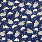 100% Brushed Cotton Counting Sheep Winceyette Flannel Fabric R.E.D Textiles