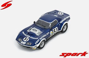 1/43 CHEVROLET CORVETTE 18TH 24H LE MANS 1974 GREDER "BEAUMONT" SPARK S2432 - Foto 1 di 1