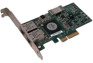 Tarjeta adaptadora Dell Broadcom 0G218C doble puerto PCIe Gigabit Ethernet - Imagen 1 de 2