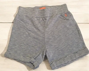 Joules Girls Kittiwake Striped Light Blue/White Cotton Blend Shorts Size 9-10y - Picture 1 of 3
