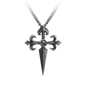 Alchemy Gothic P801  Santiago Cross Pendant Necklace - Picture 1 of 3