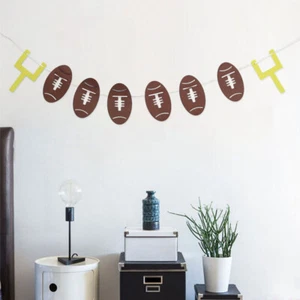 Football Club Party Banners 8 Flags 3M Non-Woven for Indoor Outdoor - Picture 1 of 11