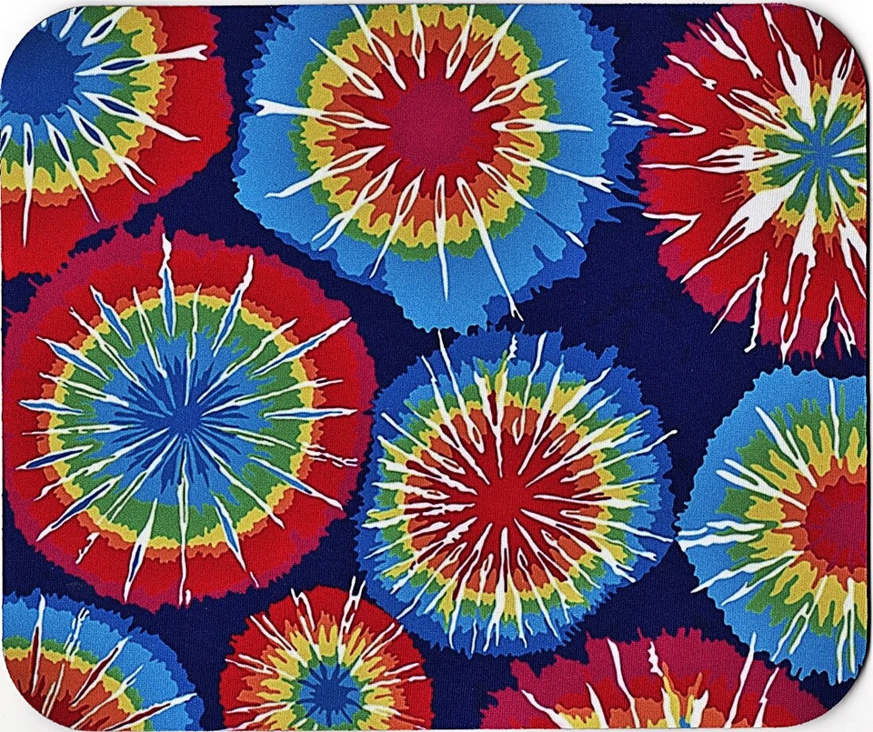 "Tie-Dyed" Pattern Computer / Laptop Mouse Pad - Image 1 of 1