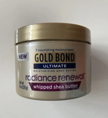 Manteca de karité batida Gold Bond Ultimate Radiance Renewal, cuerpo hidratante 8 oz Foto 1 de 3