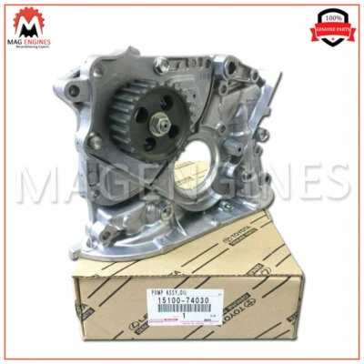 15100-74030 GENUINE OEM OIL PUMP ASSY TOYOTA - 5SFE 2.2L SOLARA CAMRY SXV10/20 - Image 1 of 4