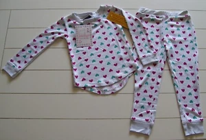 Jaclyn Intimates 2 Pc Soft Heart LS Shirt Pants Pajamas Valentine's Day 6 - Picture 1 of 4