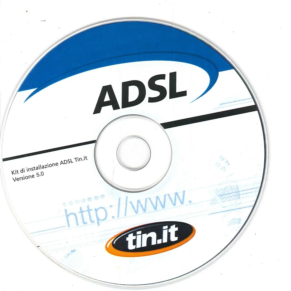 CD Kit di installazione ADSL Tin.it Versione 5.0 - Immagine 1 di 1