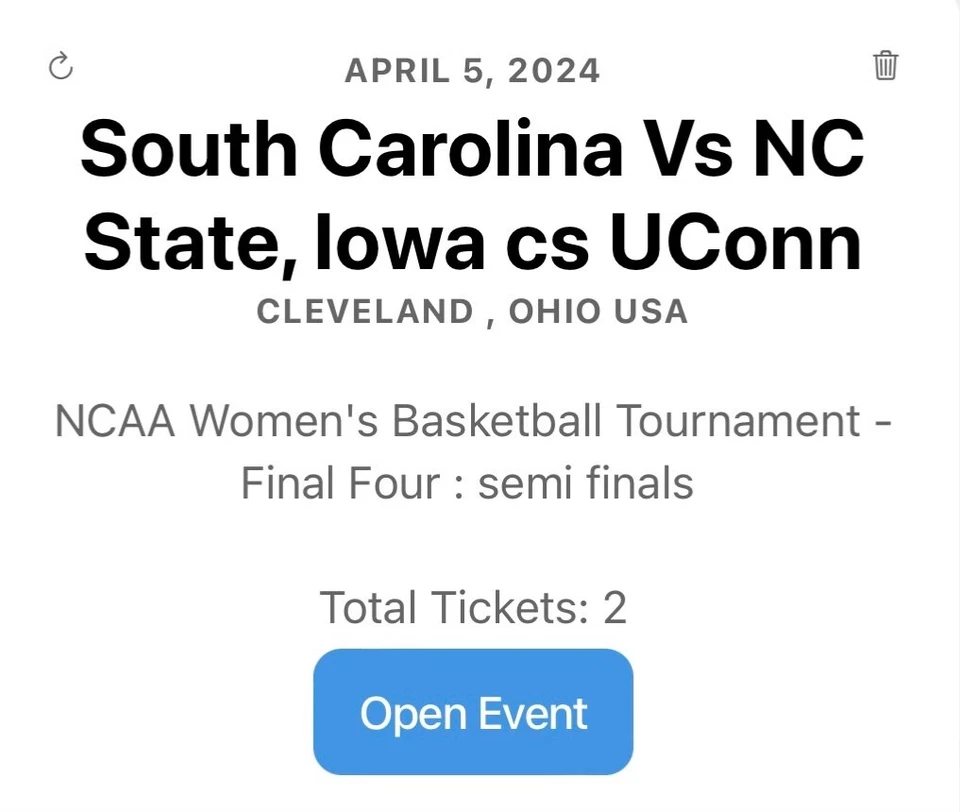 march madness ticket ohio row 4 section 215 - Image 1 of 1