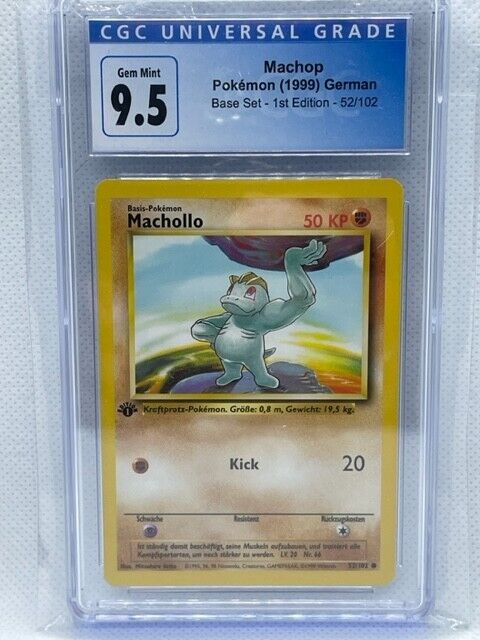 1999 Pokemon German TCG Card Set - VCP Price Guide