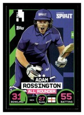 2021 Topps The Hundred Cricket Attax  #34 Adam Rossington - London Spirit