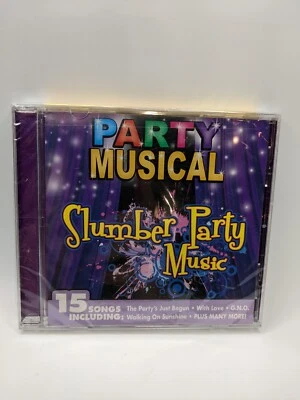 Party Musical: Slumber Party Music (Music CD, 15 Songs) New & Sealed — 第 1/2 张图片