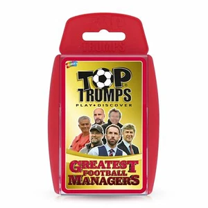 Top Trumps Greatest Football Managers Sports Educational Card Game For Kids - Picture 1 of 5