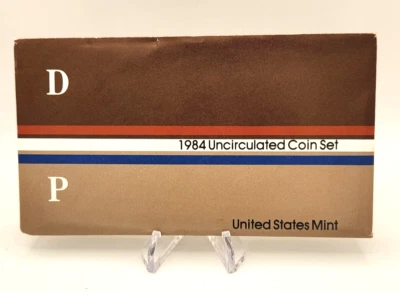 1984 United States Mint Uncirculated Coin Set- Philadelphia and Denver Mints - Image 1 of 4