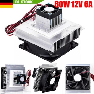 60W 12V 6A Peltierkühler Für Pro Peltierelement Modul Kühler Kühlsystem DIY Satz - Bild 1 von 12