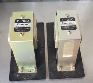 Pair Sansui T-300 Speaker Horn Tweeters **Parts or Repair ONLY AS-IS** - Picture 1 of 4