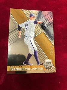2019 Elite Extra Edition BRANDON WILLIAMSON RC 754/999 Seattle Mariners QP37 - Picture 1 of 3
