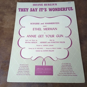 They Say It's Wonderful von Irving Berlin (Vintage Noten 1946) - Bild 1 von 3