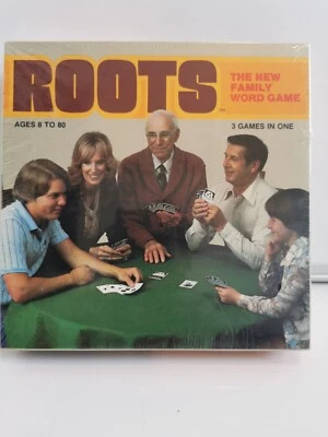 Vintage 1978 ROOTS Family Word Game - 3 Games in 1 Basic, Rummy, Solitaire New - Image 1 of 4