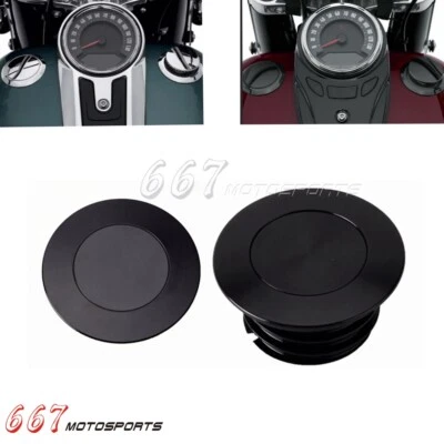 Juego de tapa de tanque de gasolina para Harley Softail Sport Glide FLSB Low Rider FXLR FXLRS 18-24 Foto 1 de 4