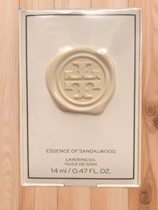 Tory Burch Essence of Sandalwood Layering Oil .47 fl. oz. NEW IN SEALED BOX - Picture 1 of 2