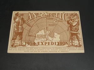 Australien 1954 Antarktis Postkarte nach Dänemark *15561 - Bild 1 von 2